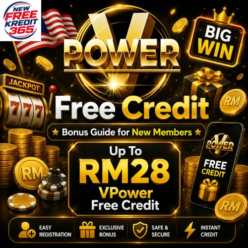 VPower Free Credit — bonus guide for new members, up to RM28 VPower free credit