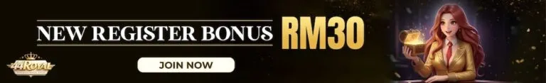 44Royal casino promotion banner — New Register Bonus RM30